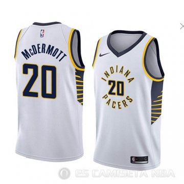 Camiseta Doug Mcdermott #20 Indiana Pacers Association 2018 Blanco