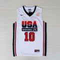 Camiseta Drexler #10 USA 1992 Blanco