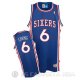 Camiseta Erving #6 Philadelphia 76ers Retro Azul