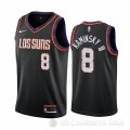 Camiseta Frank Kaminsky III #8 Phoenix Suns Ciudad Negro