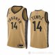 Camiseta Garrett Temple #14 Toronto Raptors Ciudad 2023-24 Oro