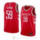 Camiseta Gary Clark #59 Houston Rockets Icon 2018 Rojo