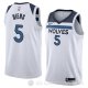 Camiseta Gorgui Dieng #5 Minnesota Timberwolves Association 2018 Blanco