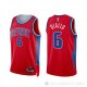 Camiseta Hamidou Diallo NO 6 Detroit Pistons Ciudad 2021-22 Rojo