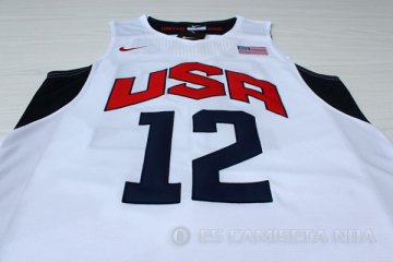 Camiseta Harden #12 USA 2012 Blanco