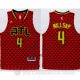 Camiseta Millsap #4 Atlanta Hawks Rojo