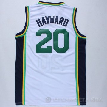 Camiseta Hayward #20 Utah Jazz Blanco