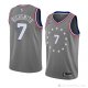 Camiseta Haywood Highsmith #7 Philadelphia 76ers Ciudad 2018-19 Gris