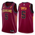 Camiseta J.R. Smith #5 Cleveland Cavaliers Icon 2017-18 Rojo