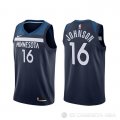 Camiseta James Johnson #16 Minnesota Timberwolves Icon Negro