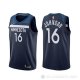 Camiseta James Johnson #16 Minnesota Timberwolves Icon Negro