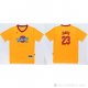 Camiseta James #23 Cleveland Cavaliers Manga Corta Amarillo