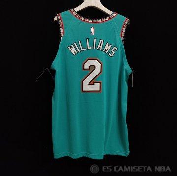 Camiseta Jason Williams #2 Memphis Grizzlies Classic Autentico Verde