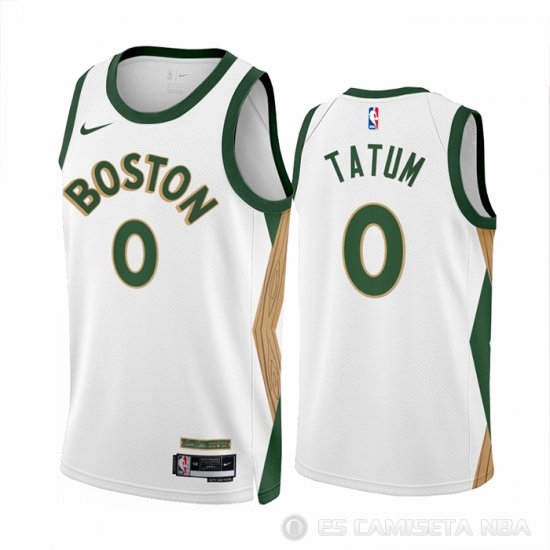 Camiseta Jayson Tatum #0 Bosto Celtics Ciudad 2023-24 Blanco - Haga un click en la imagen para cerrar