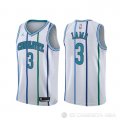 Camiseta Jeremy Lamb #3 Charlotte Hornets Classic Blanco