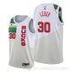 Camiseta Jon Leuer #30 Milwaukee Bucks Earned Blanco