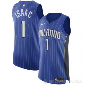 Camiseta Jonathan Isaac #1 Orlando Magic Icon Autentico Azul