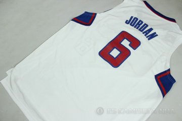 Camiseta Jordan #6 Los Angeles Clippers Blanco