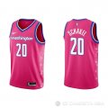 Camiseta Jordan Schakel #20 Washington Wizards Ciudad 2022-23 Rosa