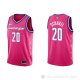 Camiseta Jordan Schakel #20 Washington Wizards Ciudad 2022-23 Rosa