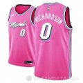 Camiseta Josh Richardson #0 Miami Heat Earned 2018-19 Rosa