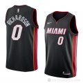 Camiseta Josh Richardson #0 Miami Heat Icon 2018 Negro