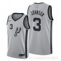 Camiseta Keldon Johnson #3 San Antonio Spurs Statement 2019-20 Gris