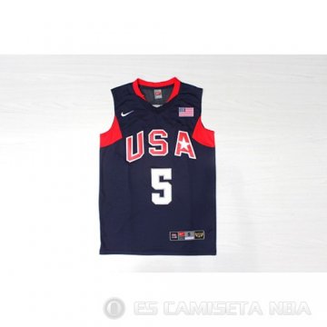 Camiseta Kidd #5 USA 2008 Azul