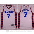 Camiseta Anthony #7 New York Knicks Blanco