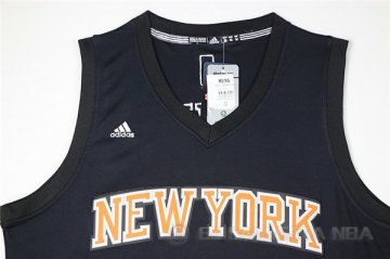 Camiseta Porzingis #6 New York Knicks Negro