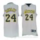 Camiseta Kobe Bryant2 #24 Los Angeles Lakers Gris