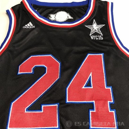 Camiseta Kobe Bryant NO 24 All Star 2015 Negro - Haga un click en la imagen para cerrar