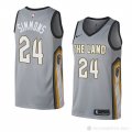 Camiseta Kobi Simmons #24 Cleveland Cavaliers Ciudad 2018 Gris
