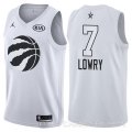 Camiseta Kyle Lowry #7 All Star 2018 Raptors Blanco