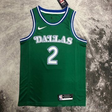 Camiseta Kyrie Irving #2 Dallas Mavericks Hardwood Classics 2022-23 Verde