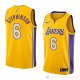 Camiseta Lance Stephenson #6 Los Angeles Lakers Icon 2017-18 Oro