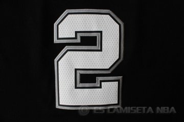 Camiseta Leonaro #2 San Antonio Spurs Negro