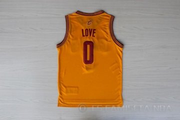 Camiseta Love #0 Cleveland Cavaliers Amarillo