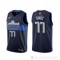 Camiseta Luka Doncic #77 Dallas Mavericks Statement Azul