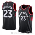 Camiseta Malachi Richardson #23 Toronto Raptors Statement 2018 Negro