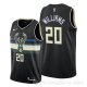Camiseta Marvin Williams #20 Milwaukee Bucks Negro 2019-20 Statement