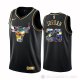 Camiseta Michael Jordan #23 Golden Edition Chicago Bulls 2021-22 Negro