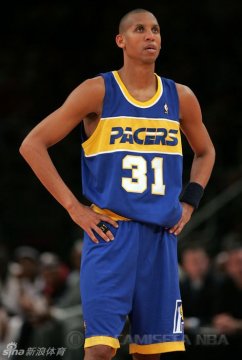 Camiseta Miller #31 Indiana Pacers Blanco