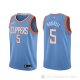 Camiseta Montrezl Harrell #5 Los Angeles Clippers Ciudad Azul