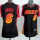 Camiseta Vibe James #6 Miami Heat Mujer Negro