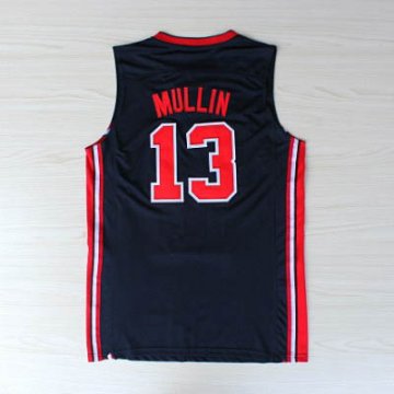 Camiseta Mullin #13 USA 1992 Negro