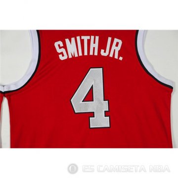 Camiseta NCAA Smith JR #4 NC State Rojo