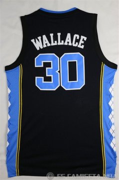 Camiseta North Wallace #30 NCAA Negro