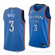 Camiseta Nerlens Noel #3 Oklahoma City Thunder Icon 2017-18 Azul