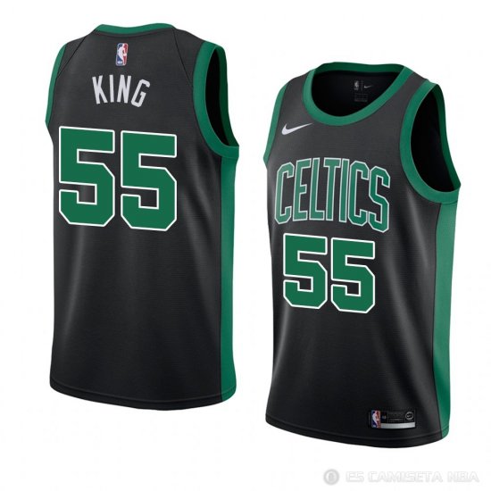 Camiseta Nick King #55 Boston Celtics Statement 2018 Negro - Haga un click en la imagen para cerrar